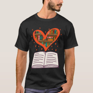 Buch Buchherz Bücherwurm Buchnerd und Lesen 2 T-Shirt