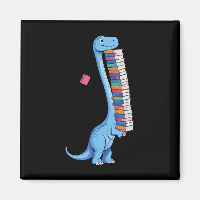 Buch Carry Dinosaur Reading Dino Magnet (Vorne)