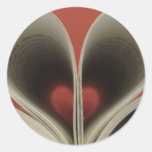 Buch der Aufkleber für Herz