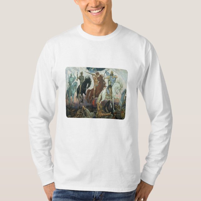 Buch der Reiter der Enthüllungs-vier der T-Shirt (Vorderseite)