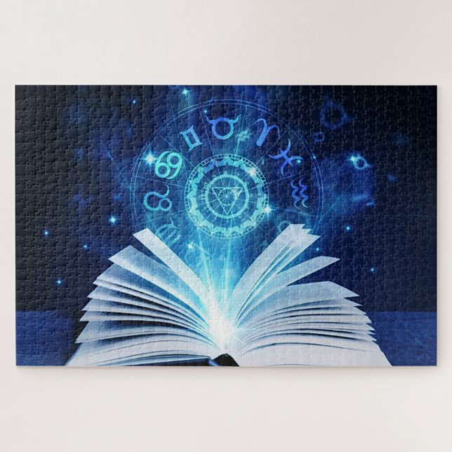 Buch der Sternzeichen Astrologie Puzzle (Horizontal)