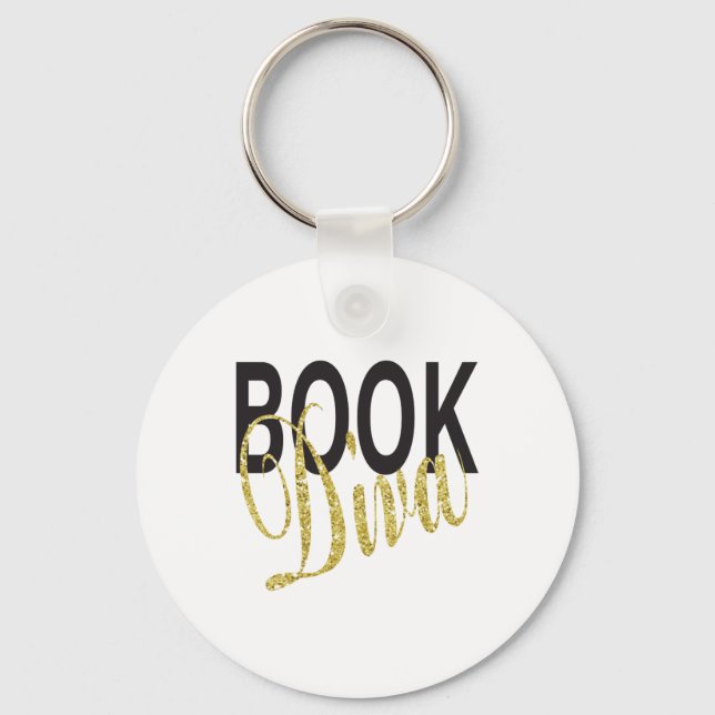 Buch Diva Schlüsselanhänger (Vorderseite)