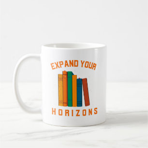 Buch: Erweitern Sie Ihren Horizont Kaffeetasse