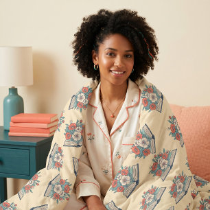 Buch Fleece-Decke Fleecedecke