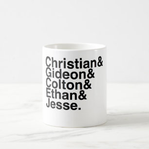 Buch-Freund christlich, Gideon, Colton, Ethan, Tasse