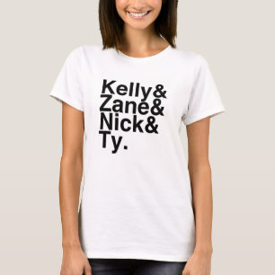 Buch-Freund Kelly, Zane, Nick, Ty T-Shirt