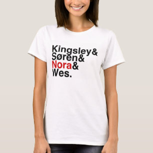 Buch-Freund Kingsley, Soren, Nora, Wes T-Shirt