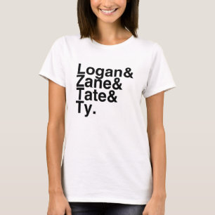 Buch-Freund Logan, Zane, Tate, Ty T-Shirt