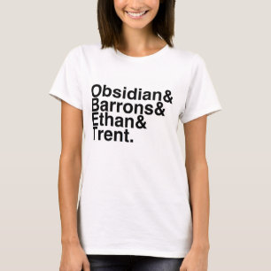 Buch-Freund-Obsidian, Barrons, Ethan, Trent T-Shirt