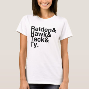 Buch-Freund Raiden, Falke, Reißnagel, Ty T-Shirt