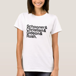 Buch-FreundSchooner, christlich, Gideon, Eile T-Shirt
