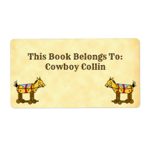 Buch gehört zum Vintagen Spielzeugpferd-Label