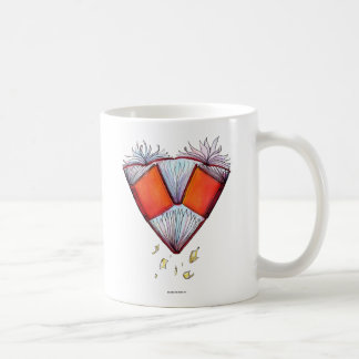 Buch-Herz Tasse