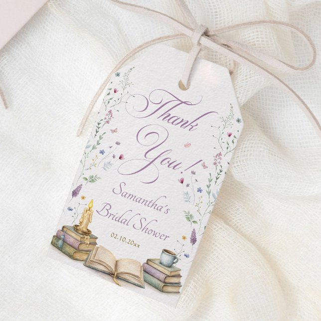 Buch Hochzeitsdusche Dankeschön Geschenkanhänger (Von Creator hochgeladen)