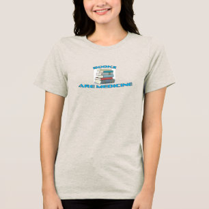 Buch ist Medizin T - Shirt der Frauen