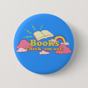 Buch-Karo-EM heraus knöpfen Button