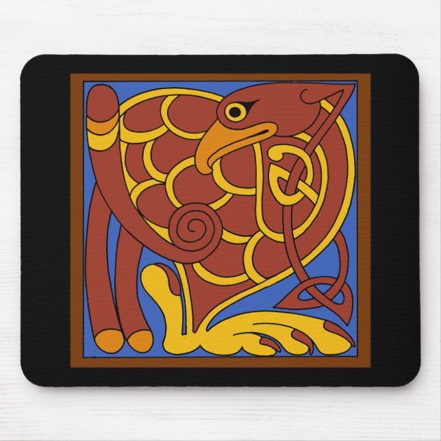 Buch Kells keltischer Knoten Mittelalterlicher Vog Mousepad (Vorne)