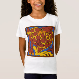 Buch Kells keltischer Knoten Mittelalterlicher Vog T-Shirt