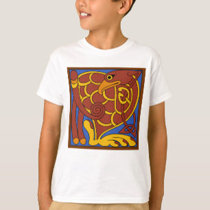 Buch Kells keltischer Knoten Mittelalterlicher Vog T-Shirt