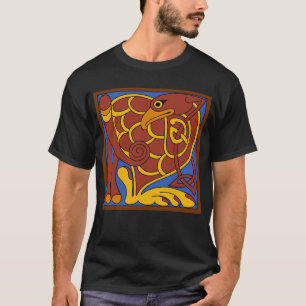 Buch Kells keltischer Knoten Mittelalterlicher Vog T-Shirt