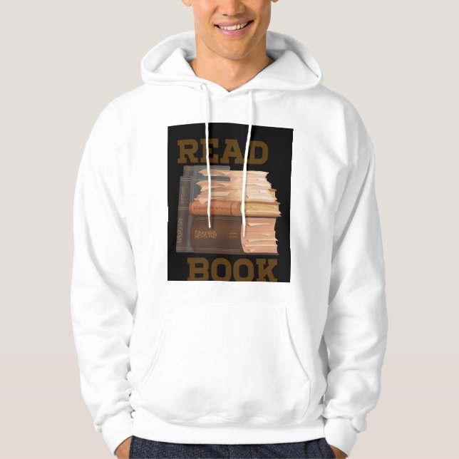 Buch lesen hoodie (Vorderseite)