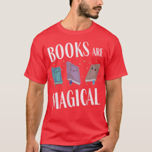 Buch lesen Kawaii Bücher Magisches Buch Lover T-Shirt