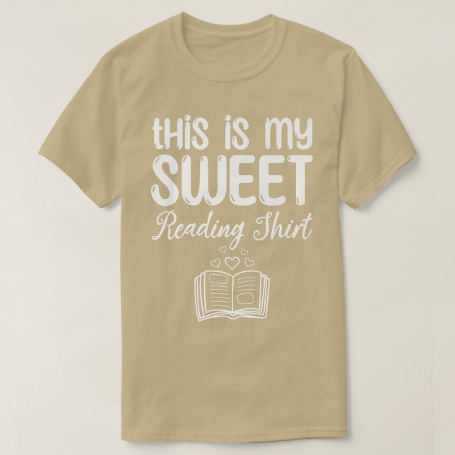 Buch lesen Mädchen Dies ist mein süßes Buch T-Shirt (Design vorne)