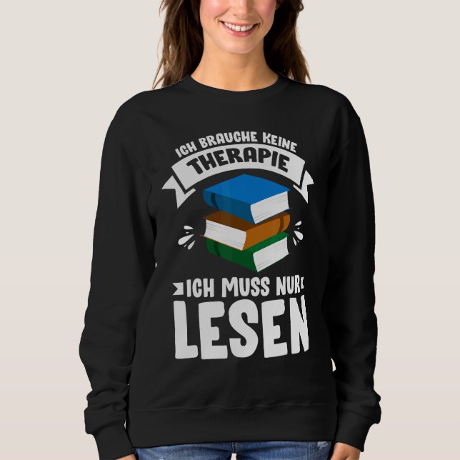 Buch lesen sweatshirt (Vorderseite)
