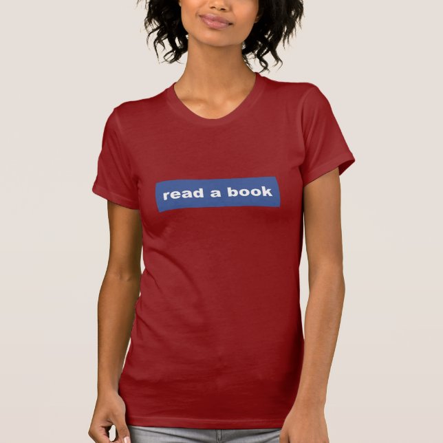 Buch lesen T-Shirt (Vorderseite)