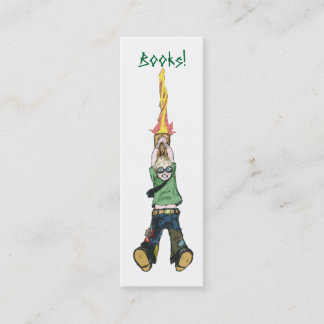 Buch-Lesezeichen! Mini Visitenkarte