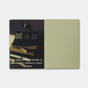 Buch-Liebhaber Post-it Klebezettel