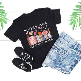 Buch Lover Bücher sind mein glücklicher Ort T-Shirt