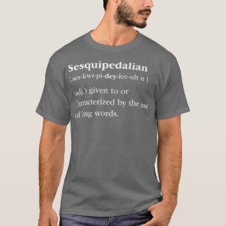 Buch Lover Definition Sesquipedalian T-Shirt