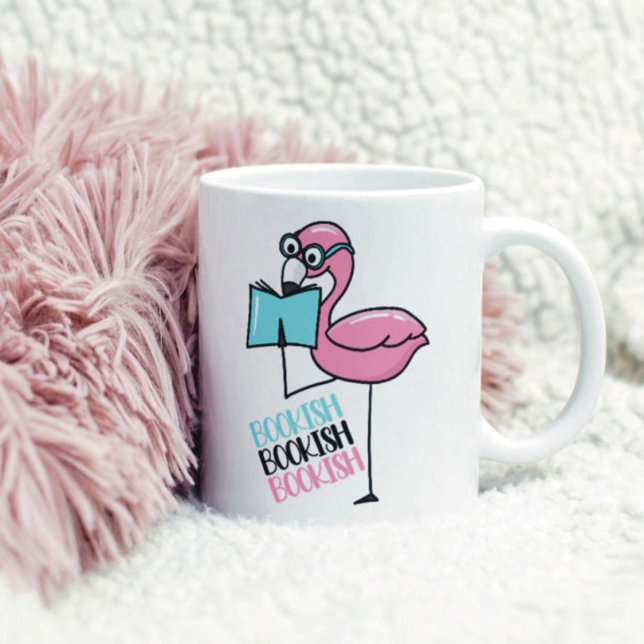 Buch Lover Flamingo Kaffeetasse (Von Creator hochgeladen)