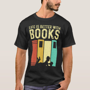 Buch Männer Frauen lesen Leser Bibliothekar 3 T-Shirt