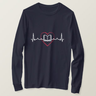 BUCH MIT HEARBEAT LINIE T-Shirt