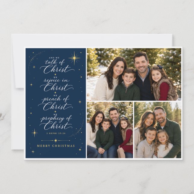 Buch Mormon Schrift LDS Weihnachten (Vorderseite)