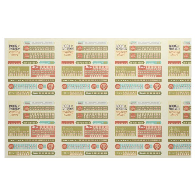 Buch Mormonlesediagrammgewebe Stoff (Yard (91,4 cm))