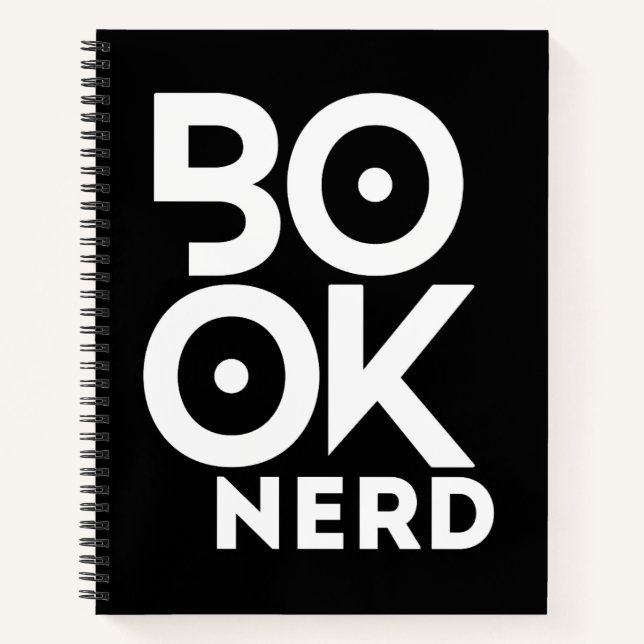 Buch Nerd lesen Bücher Literatur (Vorderseite)