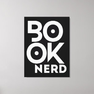 Buch Nerd lesen Bücher Literatur Leinwanddruck