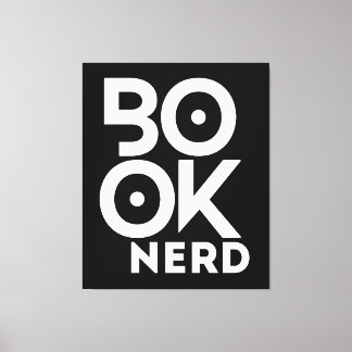 Buch Nerd lesen Bücher Literatur Leinwanddruck