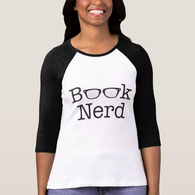 Buch-Nerd-lustiger Schauspiel-Text T-Shirt (Vorderseite)