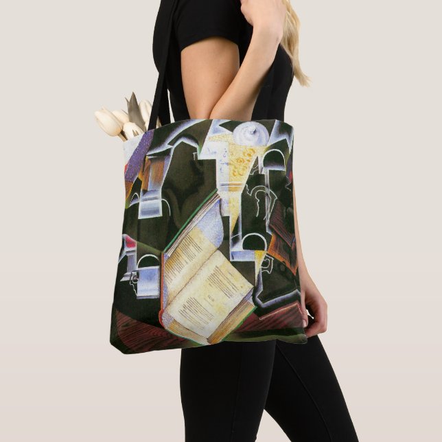 Buch, Pipe und Brille, Juan Gris, Vintager Kubismu (Von Nahem)