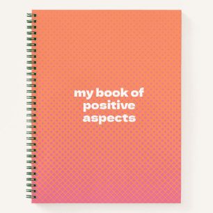 Buch Positive Aspects Gradient Notebook