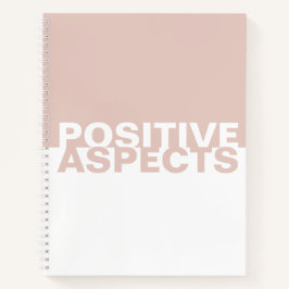 Buch Positive Aspects Two-Tone Notebook