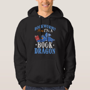 Buch Reading Fantasy Creature Niedlich Book Dragon Hoodie