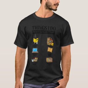 Buch Reading Reviews Book Free Time Bookworm Boo T-Shirt