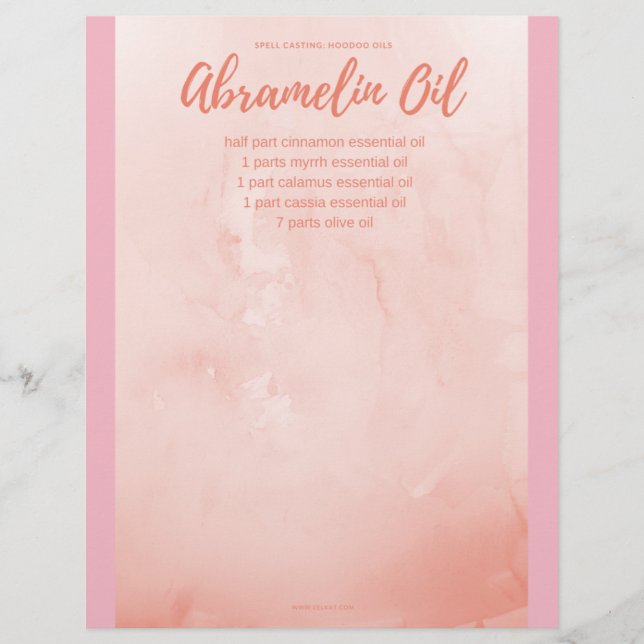 Buch Schatten Seite: Zauberei: Abramelinöl (Vorderseite)