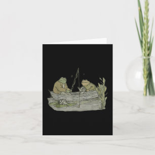 Buch-Shirt-Frosch-Kröte-vintage-Buch-Frosch-T-Shir Karte