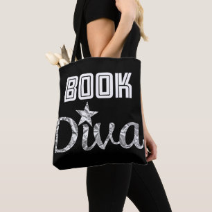 Buch-silberne Diva-Taschen-Tasche